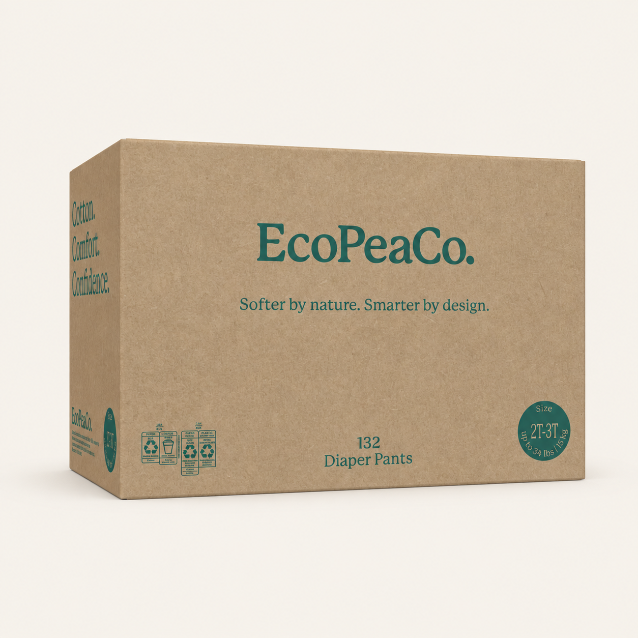 Cotton Enhanced Diaper Pants - Box (NEW)