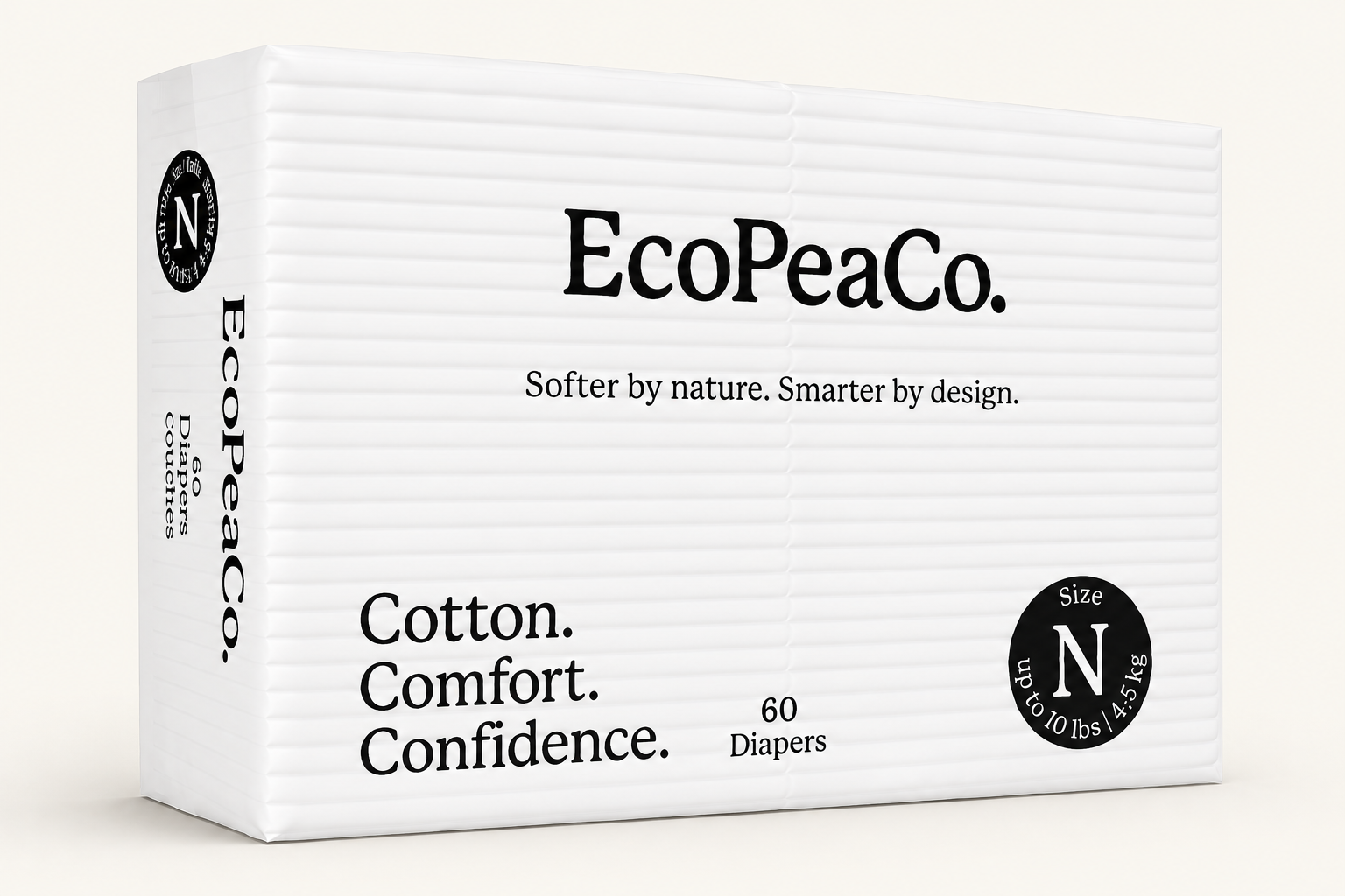 Cotton Enhanced Diapers - Pack (NEW)