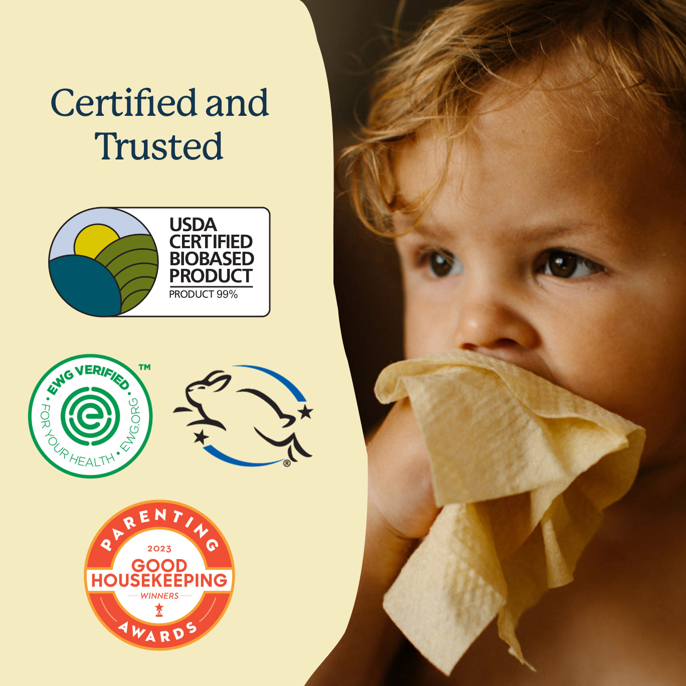 Unbleached Bamboo Baby Wipes (12 Packs)