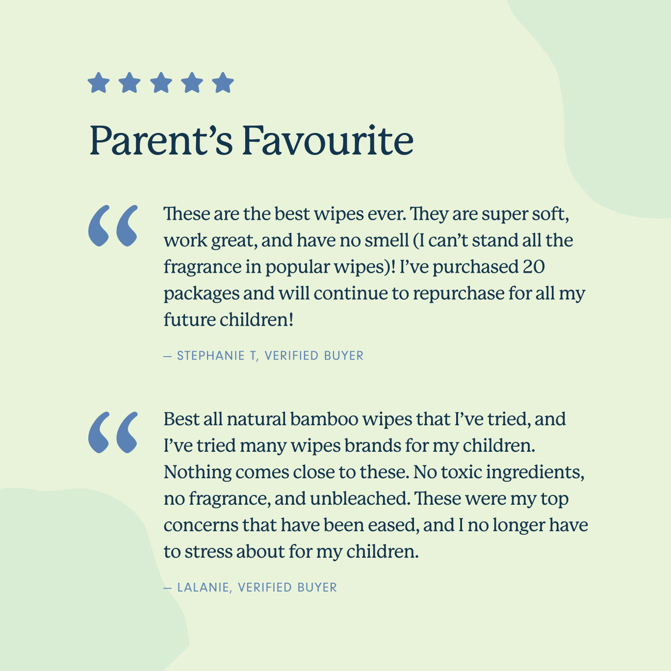 Unbleached Bamboo Baby Wipes