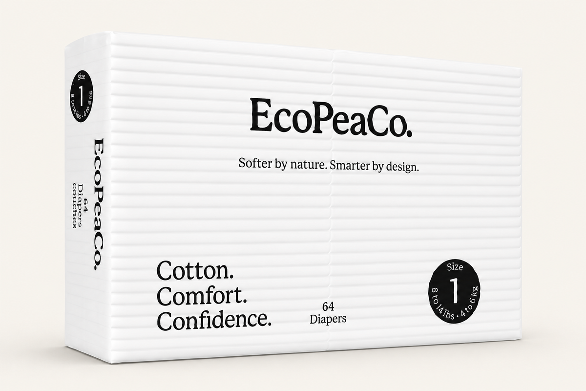 Cotton Enhanced Diapers - Pack  (NEW)
