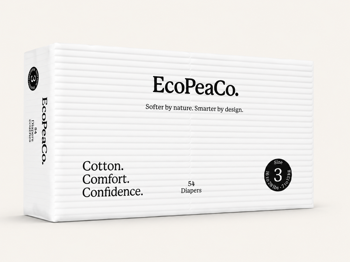 Cotton Enhanced Diapers - Pack  (NEW)