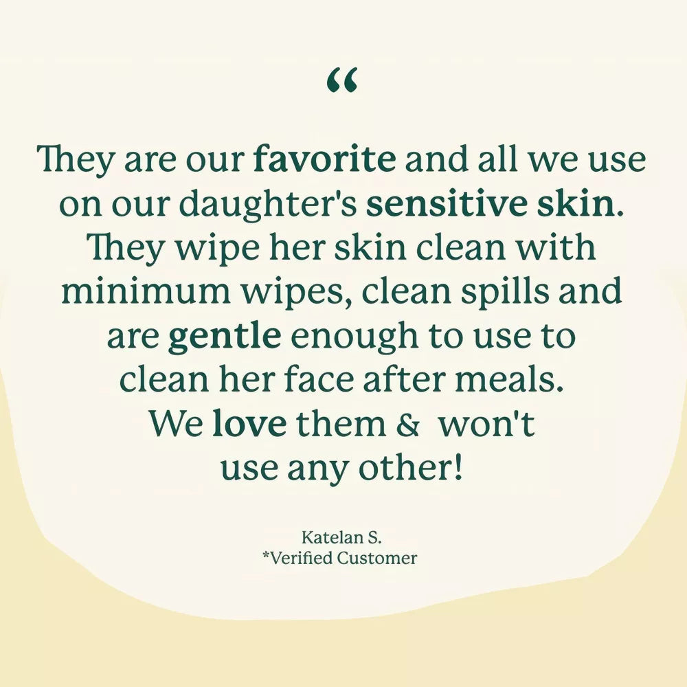 Box of Unbleached Bamboo Baby Wipes